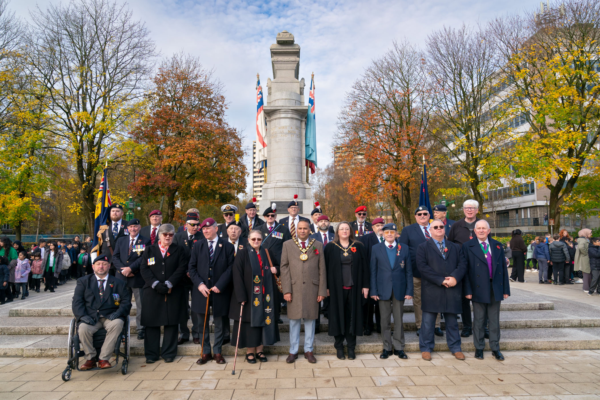 Image: Lest we forget: Borough falls silent to remember the fallen