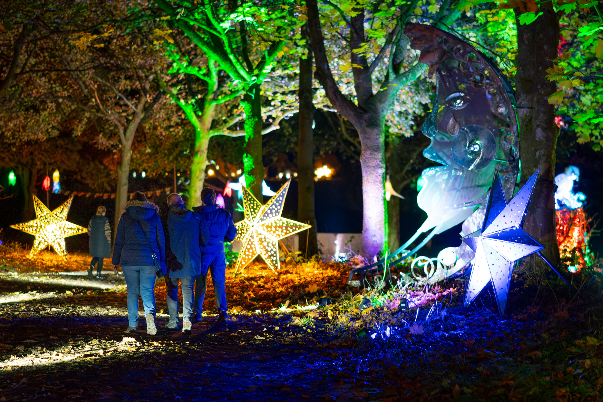 Image: Night walk: Visitors enjoy wild adventure